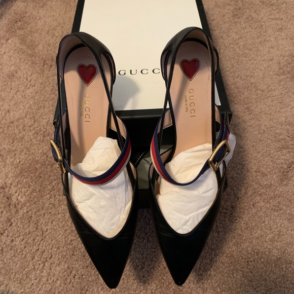 Gucci Shoes - Gucci Bamboo sling-backs